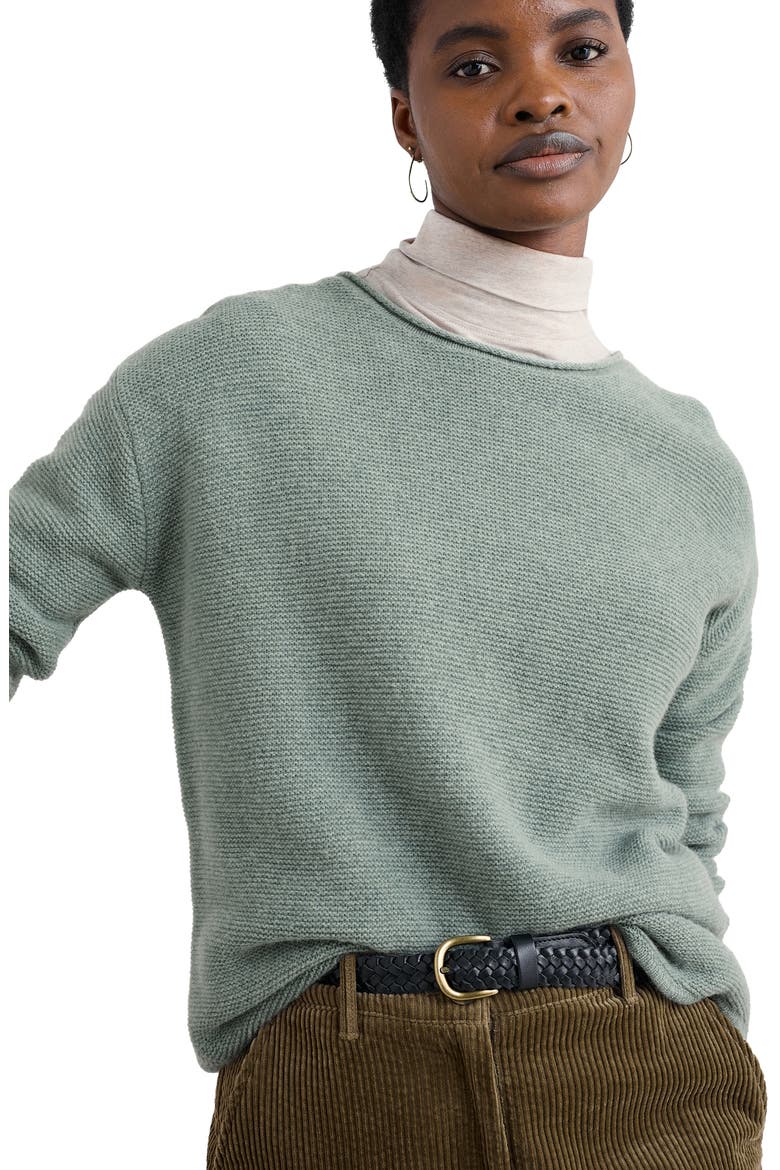 Fruity Merino Wool Blend Sweater, Alternate, color, CELADON