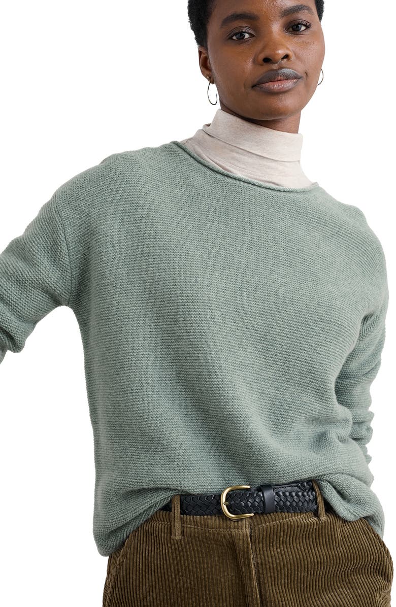 Seasalt Cornwall Fruity Merino Wool Blend Sweater, Alternate, color, Celadon