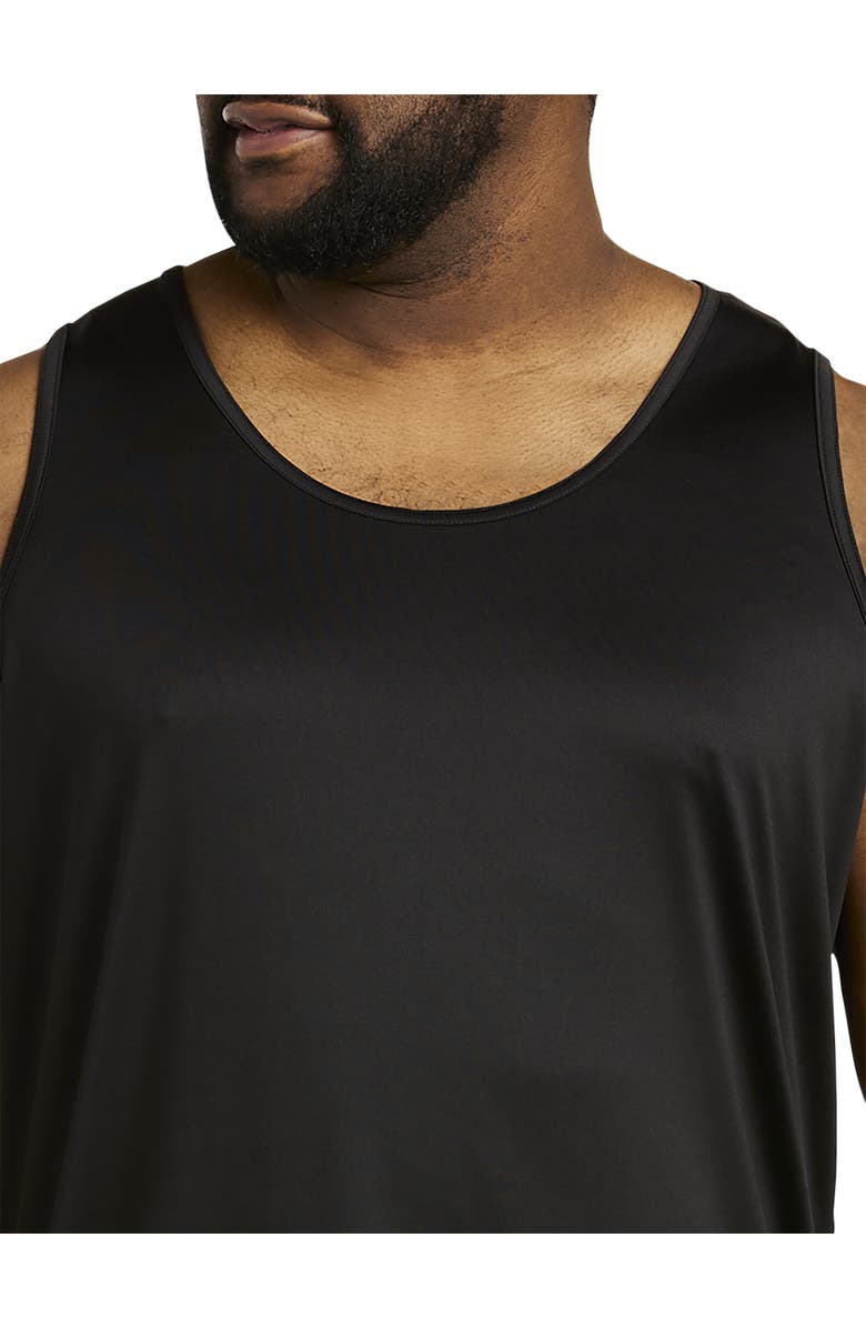 Harbor Bay by DXL Big & Tall Moisture-Wicking Stretch Tank T-Shirt, Alternate, color, Black