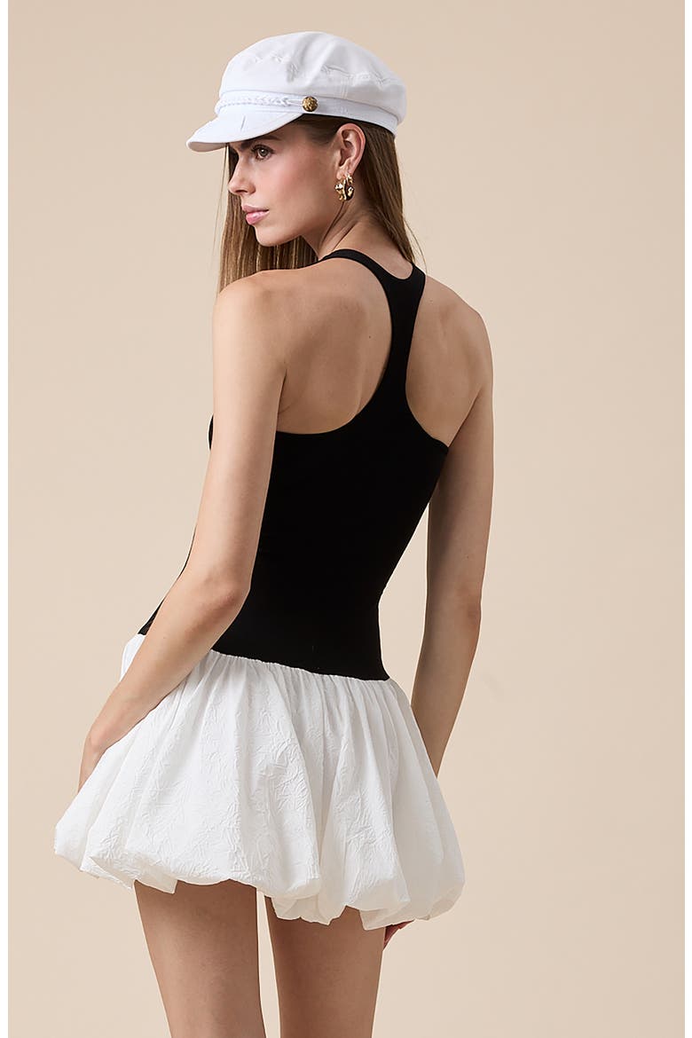 Racerback Tank Minidress, Alternate, color, WHITE