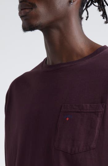 【NOAH】 LONG SLEEVE CORE LOGO POCKET TEE ★ USA Classic Long Sleeve Pocket Tee - Noah