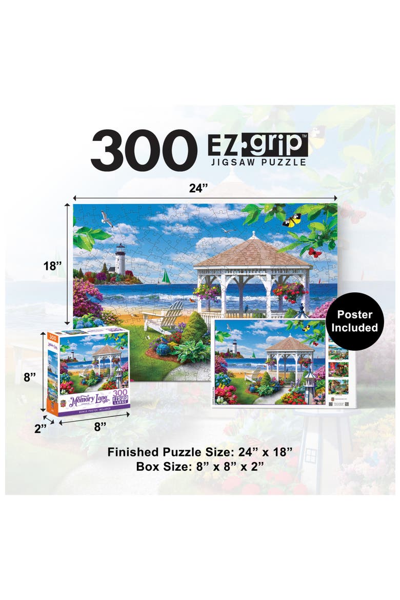 Oceanside View 300 Piece Jigsaw Puzzle, Alternate, color, Multicolor