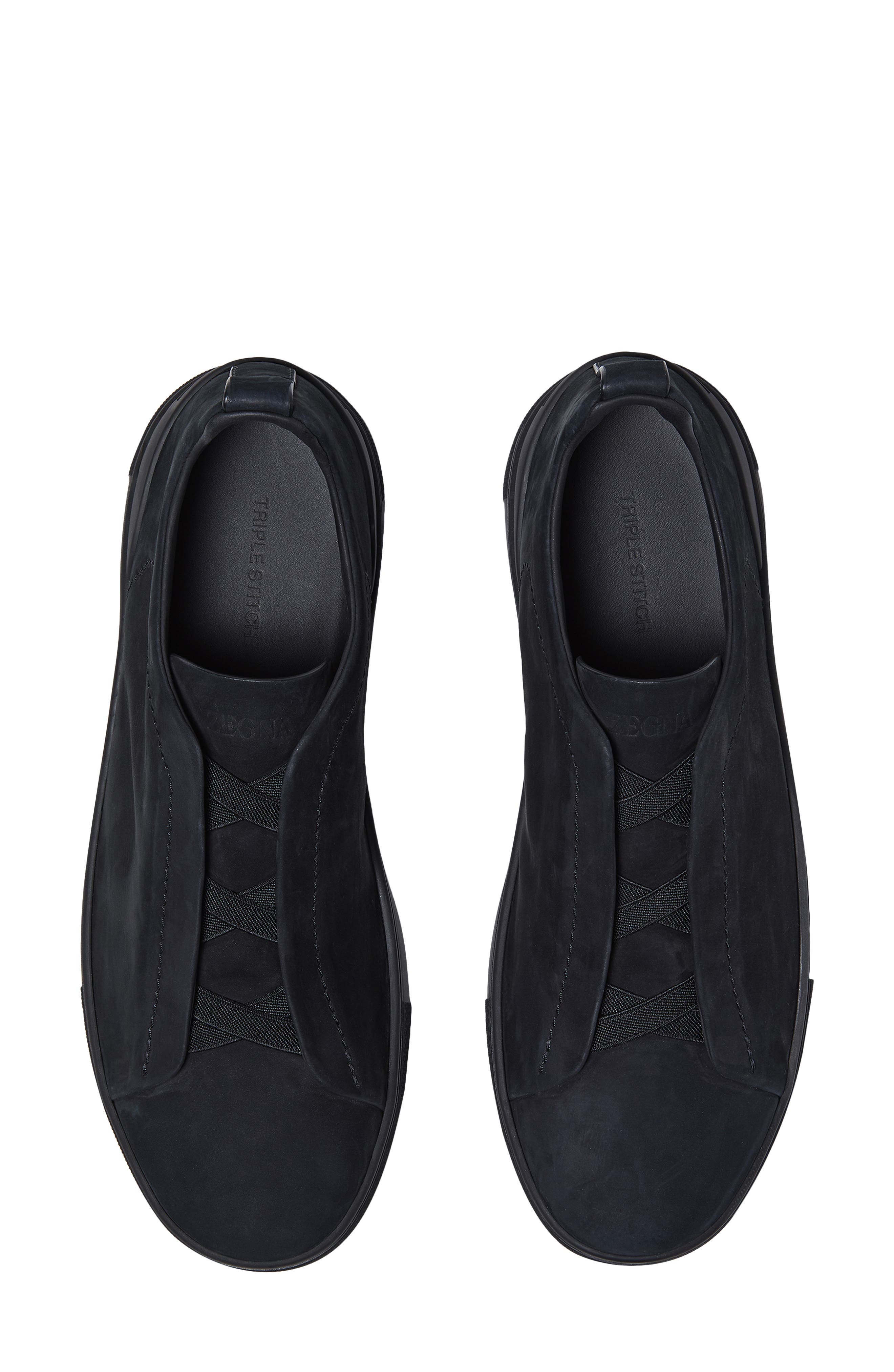 Triple Stitch™ SECONDSKIN Sneaker, Alternate, color, BLACK
