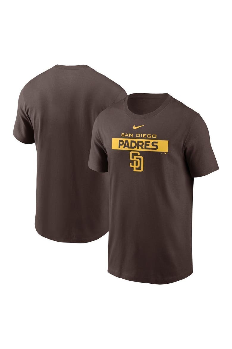 Men's Nike Brown San Diego Padres Team T-Shirt, Main, color, Brown