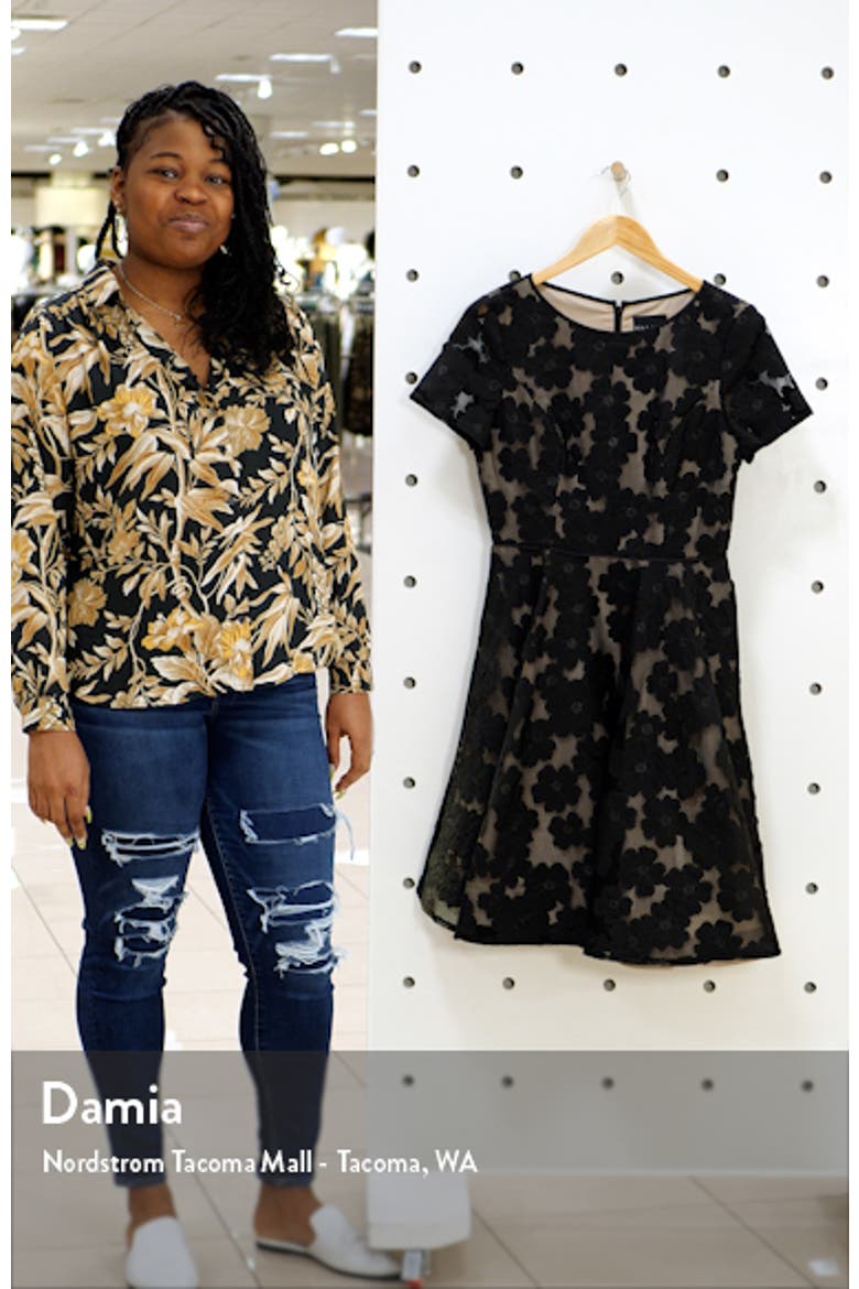 Floral Fit & Flare Cocktail Dress video