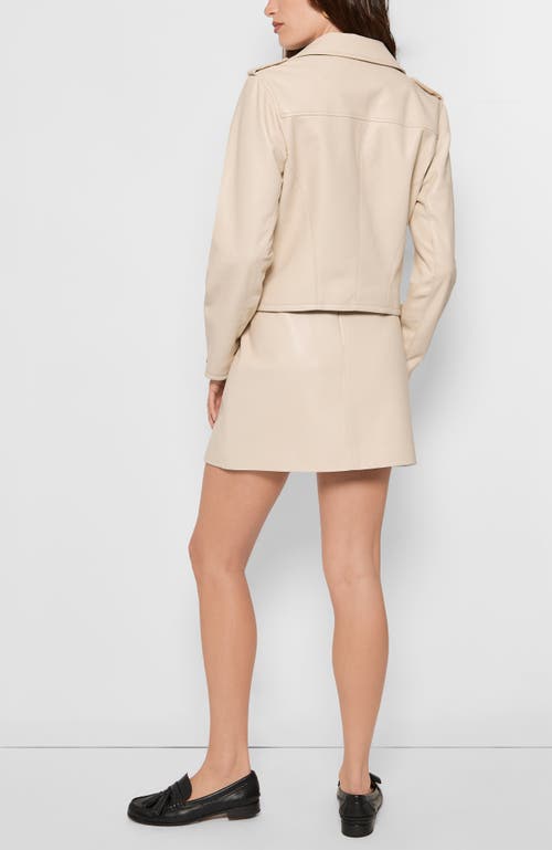 As By Df Cult Recycled Leather Jacket In Sand
