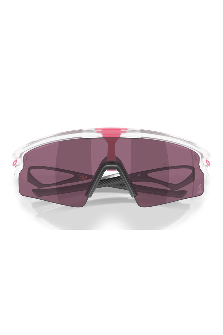 Gender Inclusive Sphaera Strike 37mm Rectangle Sunglasses, Alternate, color, GDI MATTE CLEAR / PRIZM
