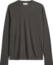NN07 Clive Long Sleeve Waffle Knit Tee