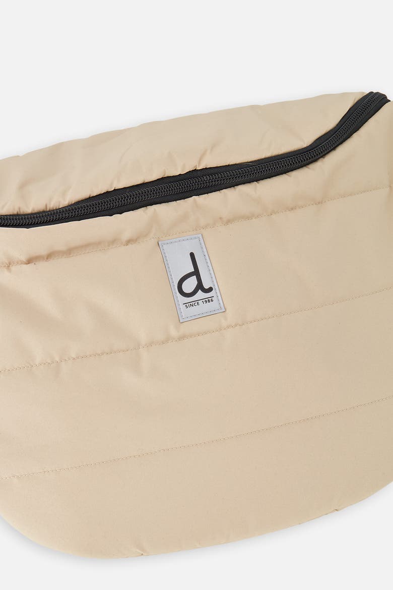 Water-Repellent Adjustable Strap Stroller Changing Sling Bag, Alternate, color, Beige