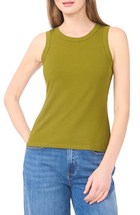 Fitted Ribbed Tank Top
