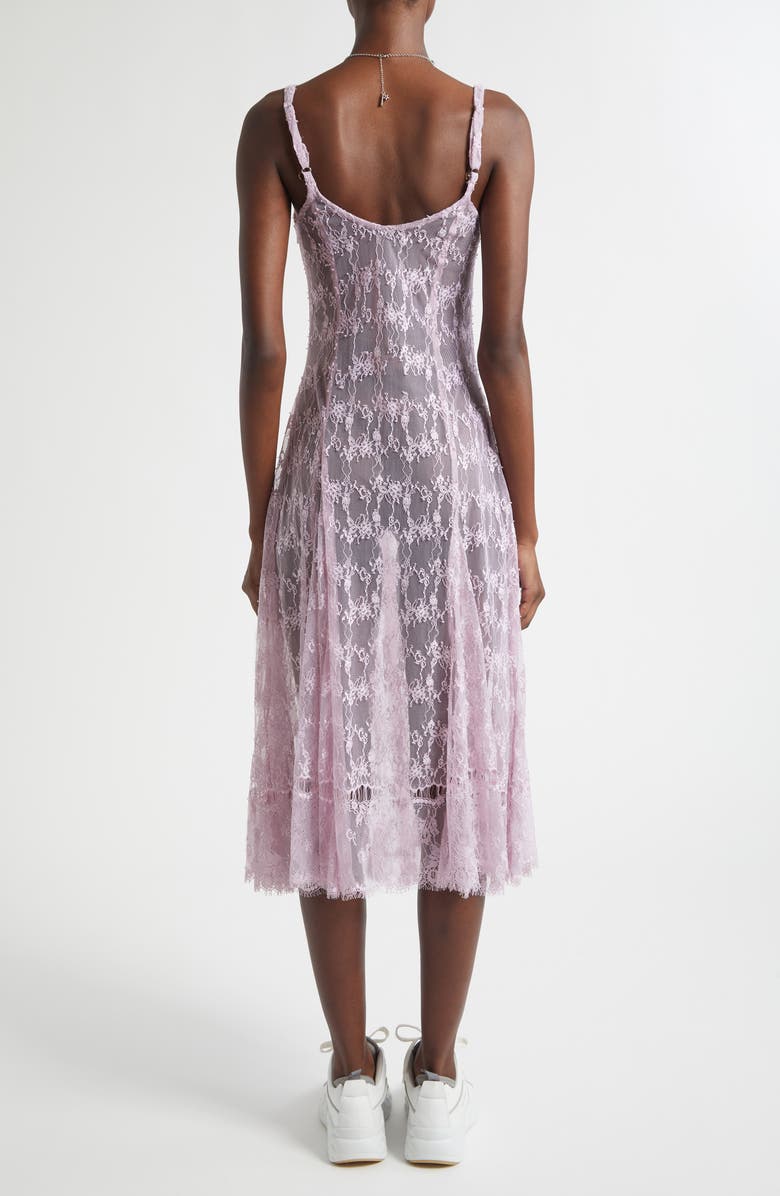 Collina Strada Pamela Sheer Lace Slipdress, Alternate, color, Mauve