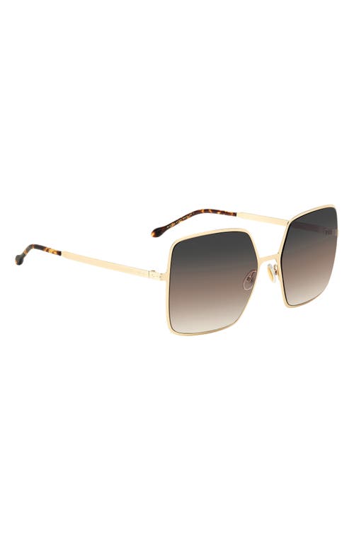 ISABEL MARANT ISABEL MARANT 52MM GRADIENT SQUARE SUNGLASSES 