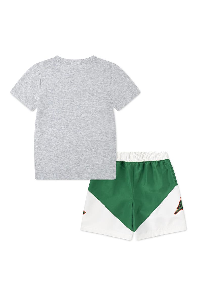 Kids' JDB Jumpman Stacked T-Shirt & Shorts Set, Alternate, color, E1PPINE GR