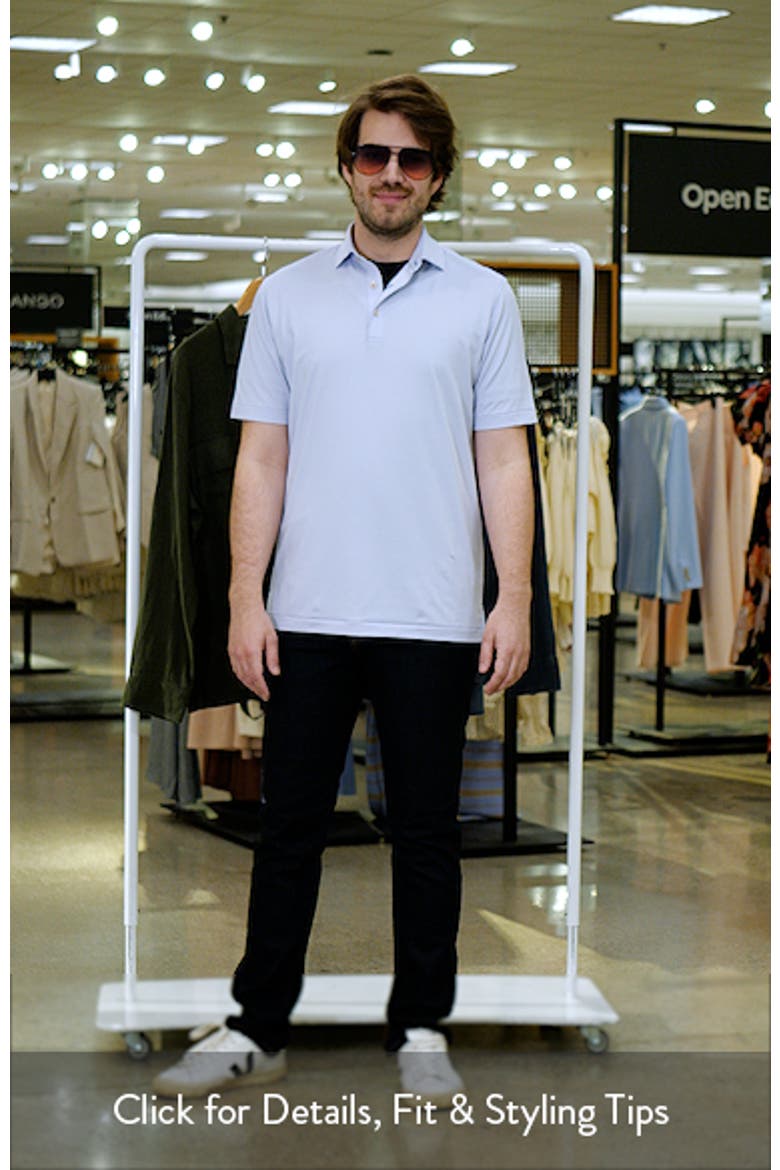 Sumner Stripe Performance Jersey Polo video