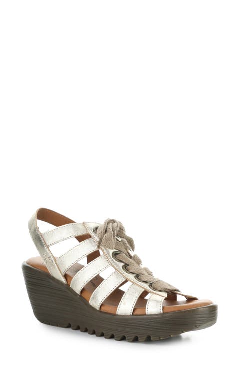 Litu Strappy Platform Wedge Sandal (Women)