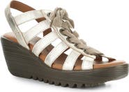 Fly London Litu Strappy Platform Wedge Sandal