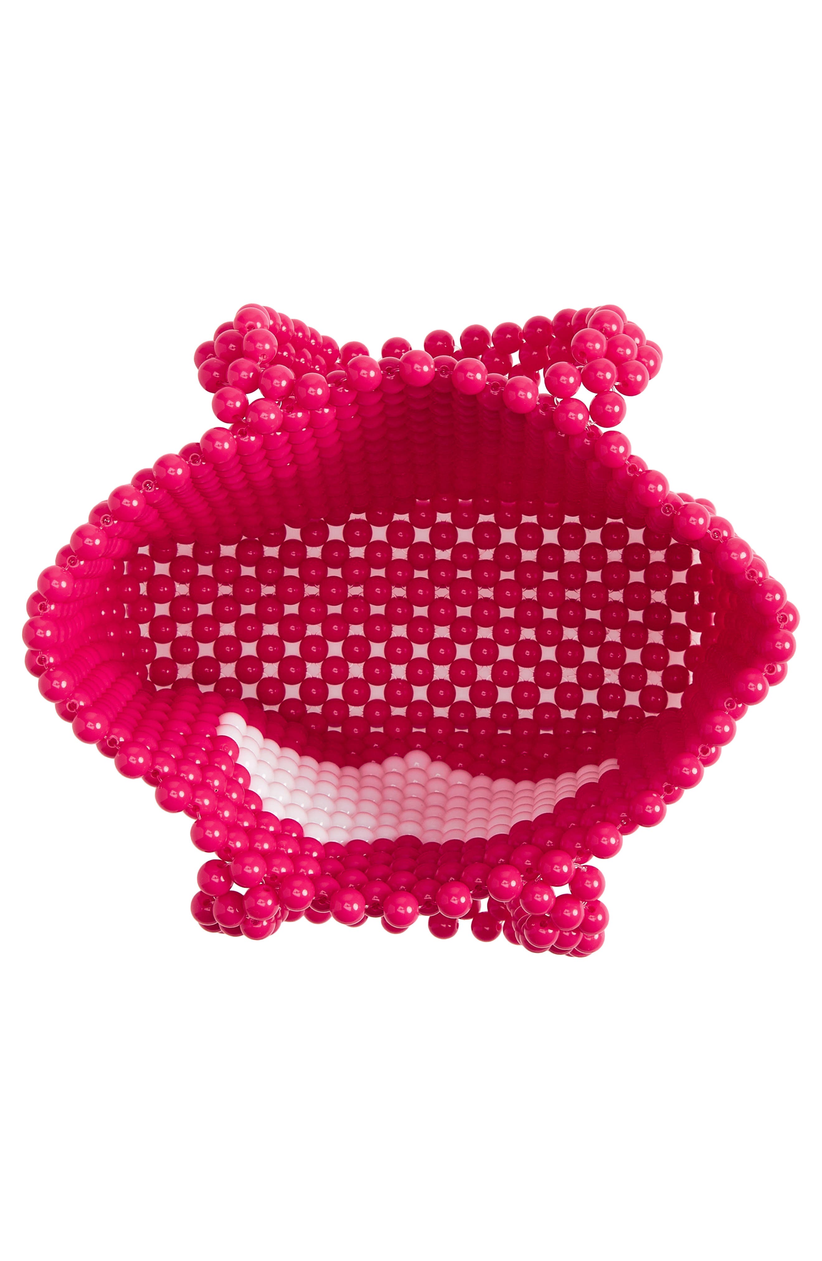 Ruby & Ry Kids' Heart Beaded Top Handle Bag, Alternate, color, 