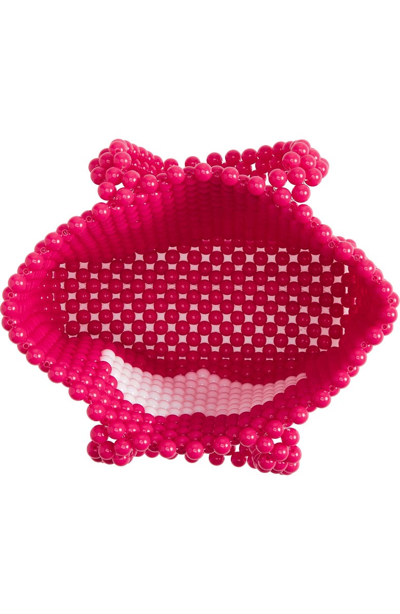 Ruby & Ry Kids' Heart Beaded Top Handle Bag, Alternate, color,