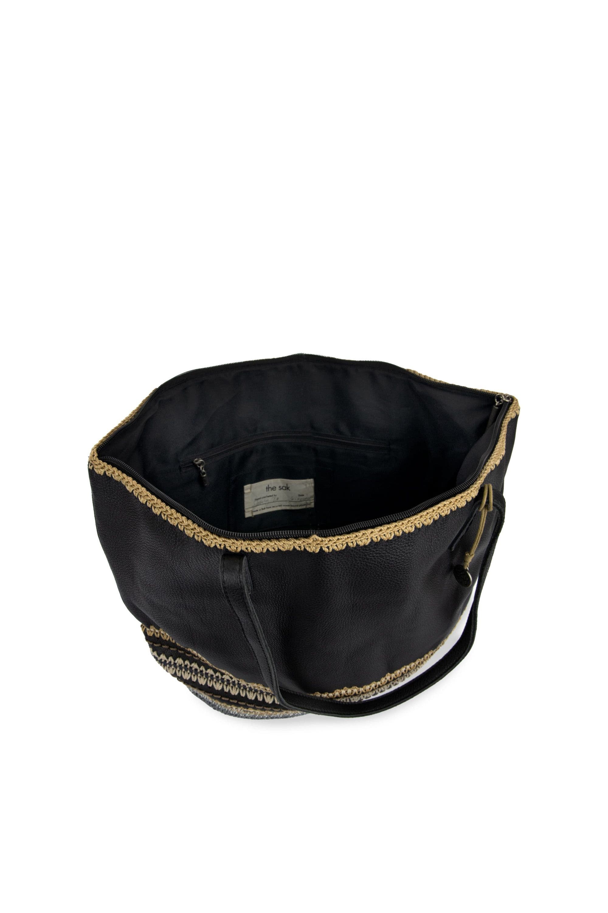 The Sak Faye Tote Bag, Alternate, color, Black Seminyak