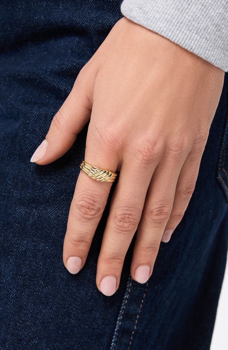 Ana Luisa Gold Band Ring - Lydia, Alternate, color, Gold