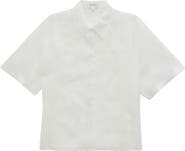 AG Emma Patch Sheer Silk Shirt
