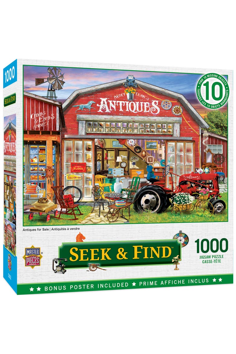 Antiques for Sale 1000 Piece Puzzle, Main, color, Multicolor