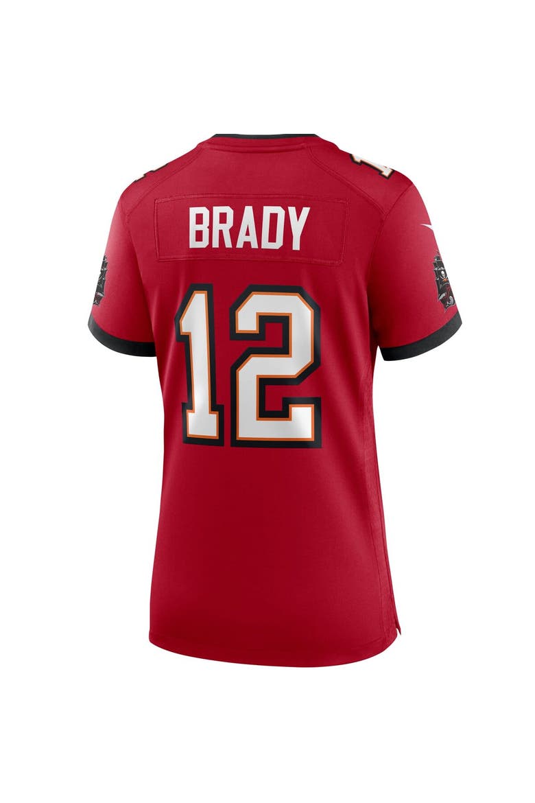Women's Nike Tom Brady Red Tampa Bay Buccaneers Game Jersey, Alternate, color, Red