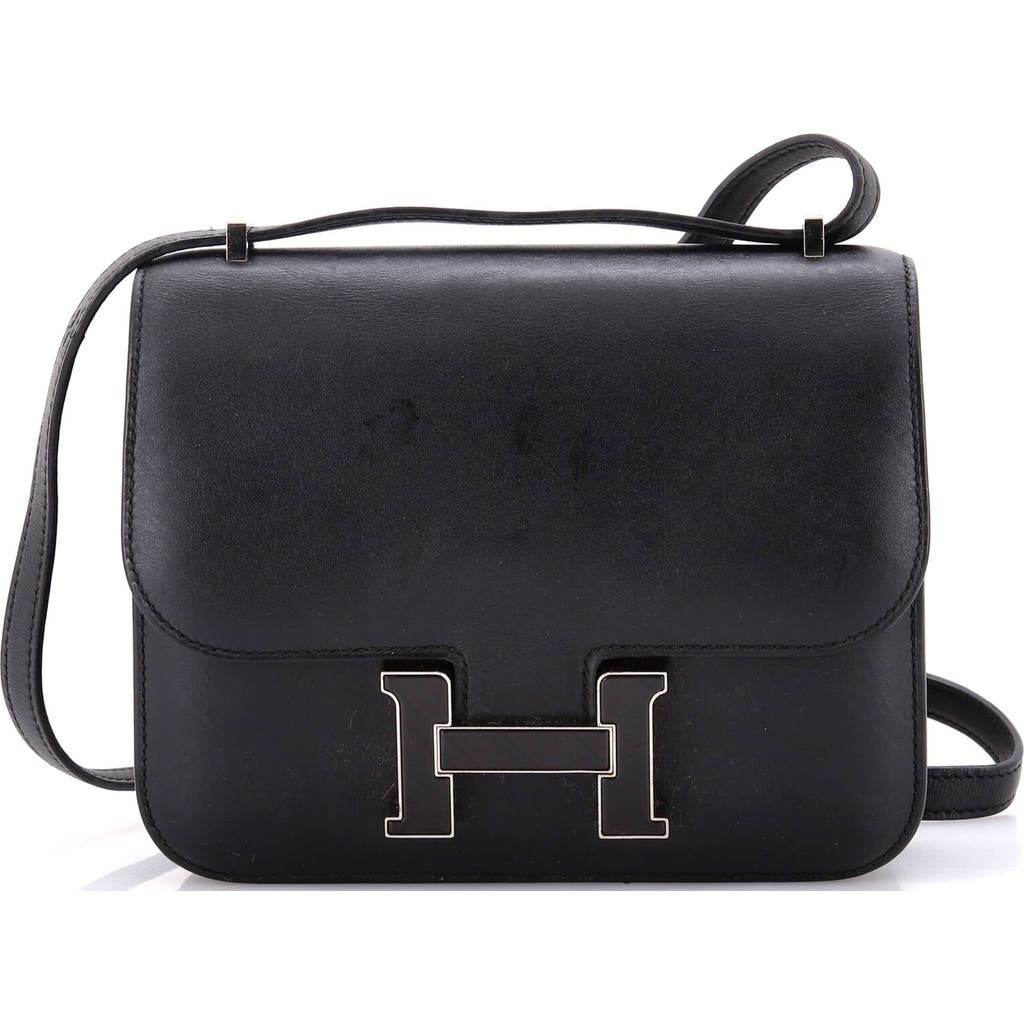 Pre-owned Hermes Hermes Constance Bag Limited Edition On A Summer Night Printed Sombrero 18 In Black