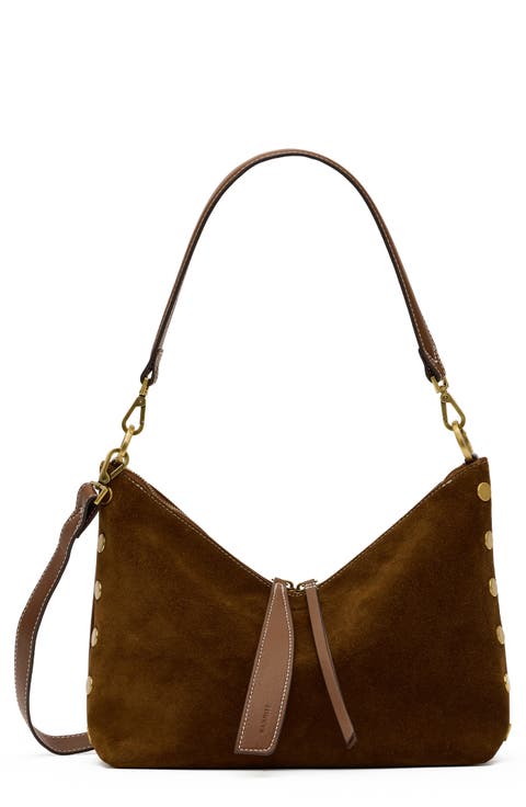 Grace Medium Suede Baguette Bag