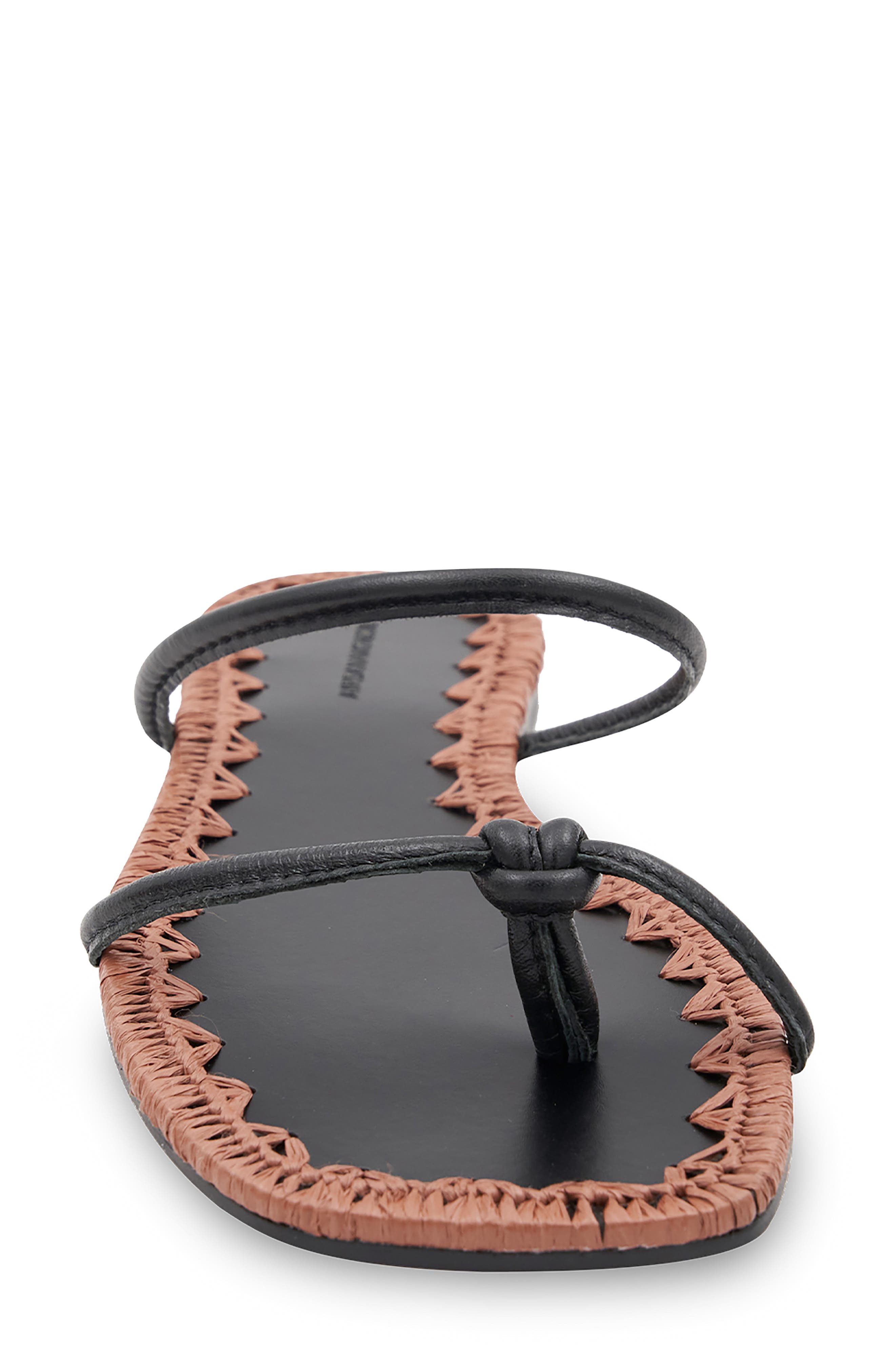 BCBGMAXAZRIA Bali Sandal, Alternate, color, Black/ Tan