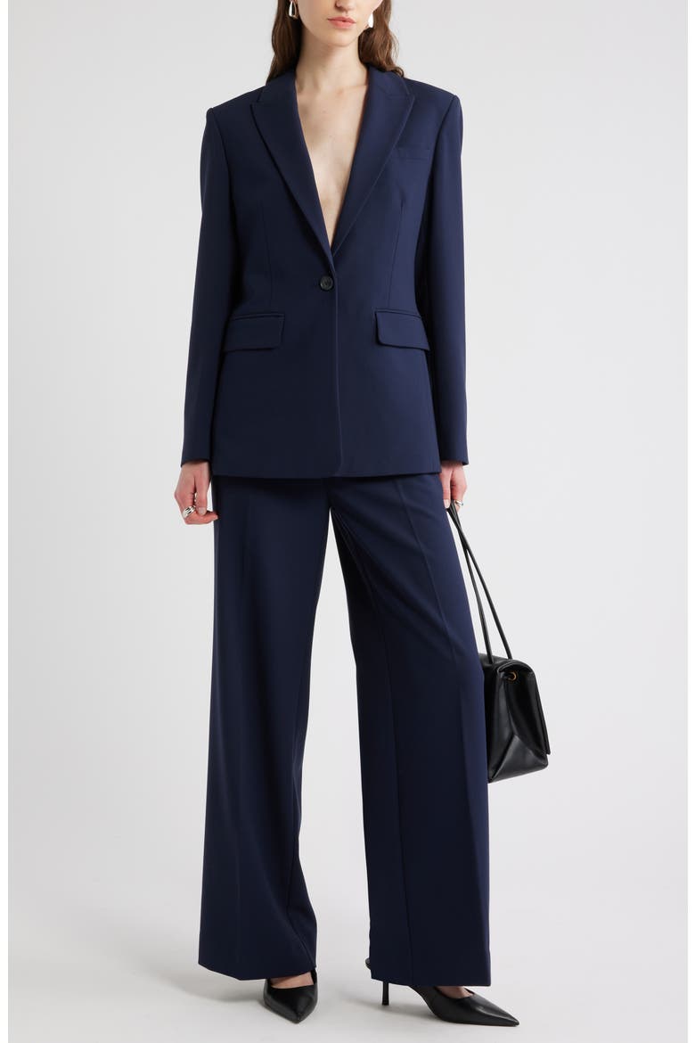 The Lennox Wide Leg Trousers, Alternate, color, NAVY NIGHT
