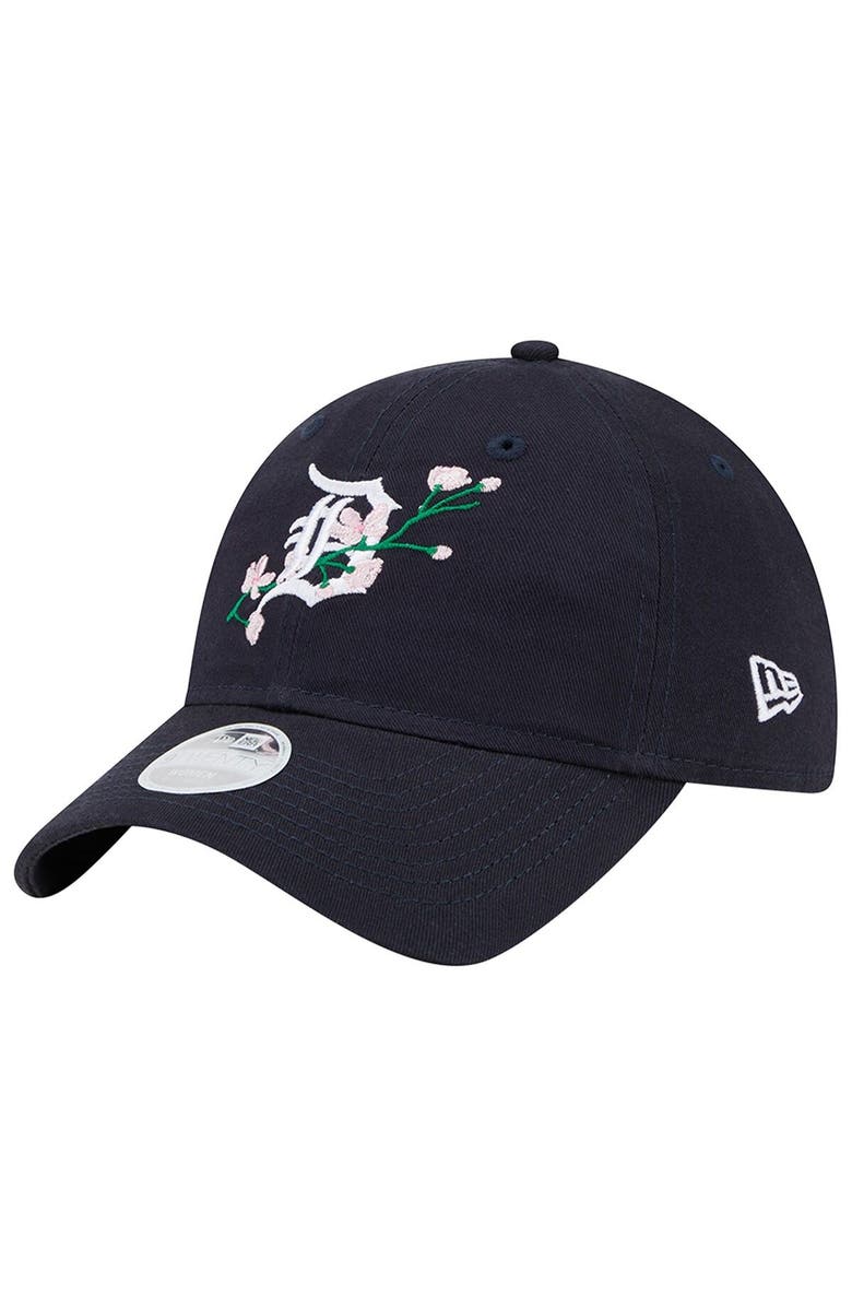 New Era Women's New Era  Navy Detroit Tigers Logo Blossom Spring Training 9TWENTY Adjustable Hat, Alternate, color, 