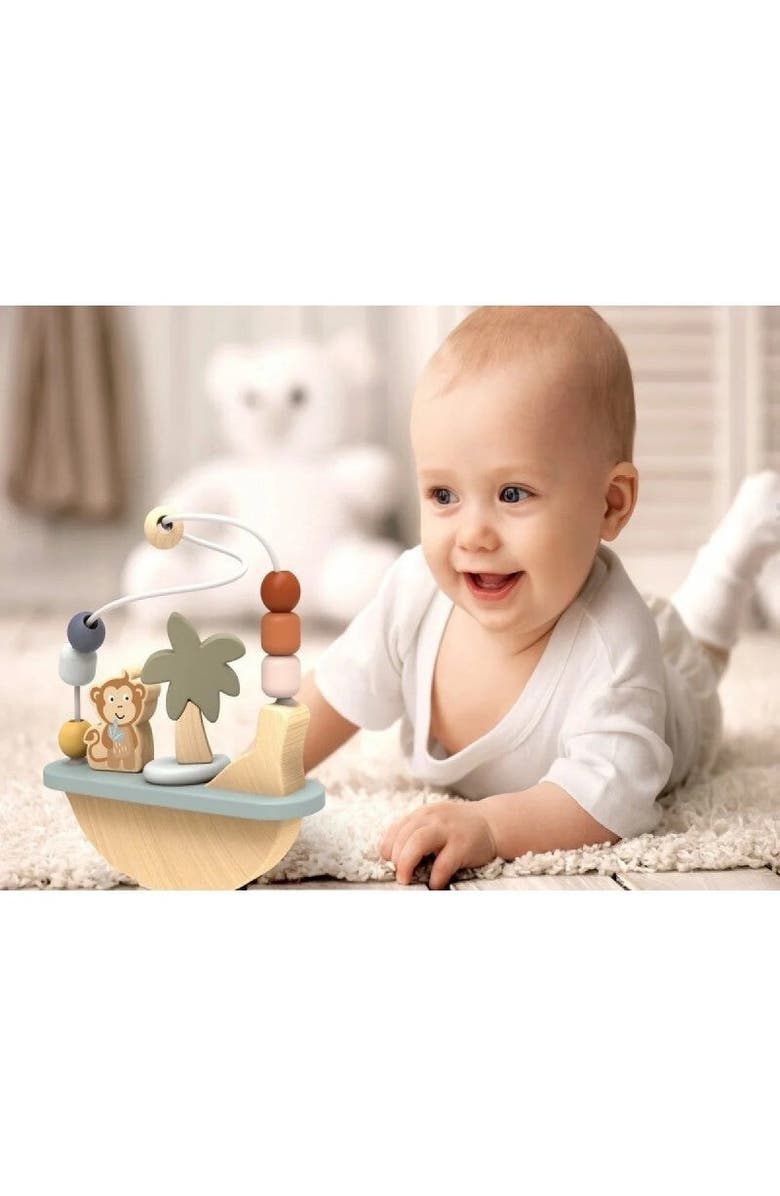 Speedy Monkey Rocking beads maze, Alternate, color, Multi