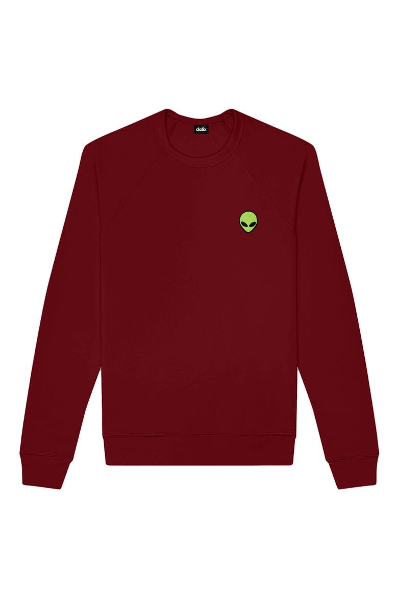 Alien Fleece Sweatshirt, Main, color, Cardinal Red