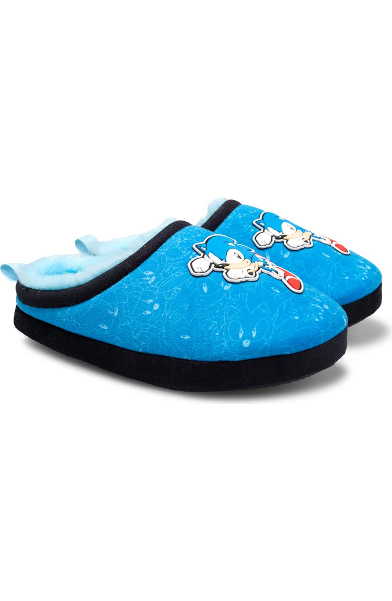 Ground Up Kids' Sonic the Hedgehog Clog Slipper, Alternate, color, Blue