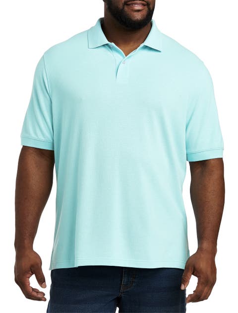 Big & Tall Piqué Mesh Short-Sleeve Polo Shirt