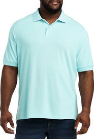 B+T Essentials Big & Tall Piqué Mesh Short-Sleeve Polo Shirt