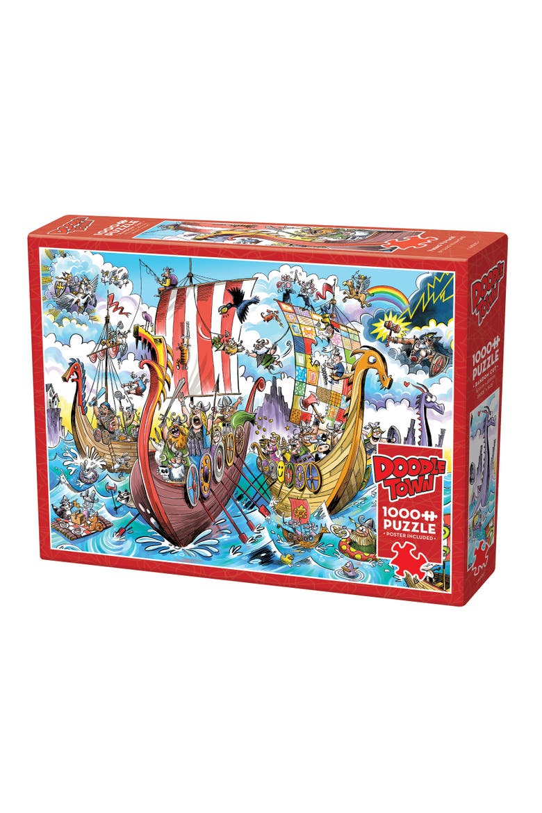 Viking Voyage 1000 Piece Puzzle Reference Poster Included, Main, color, Multicolored