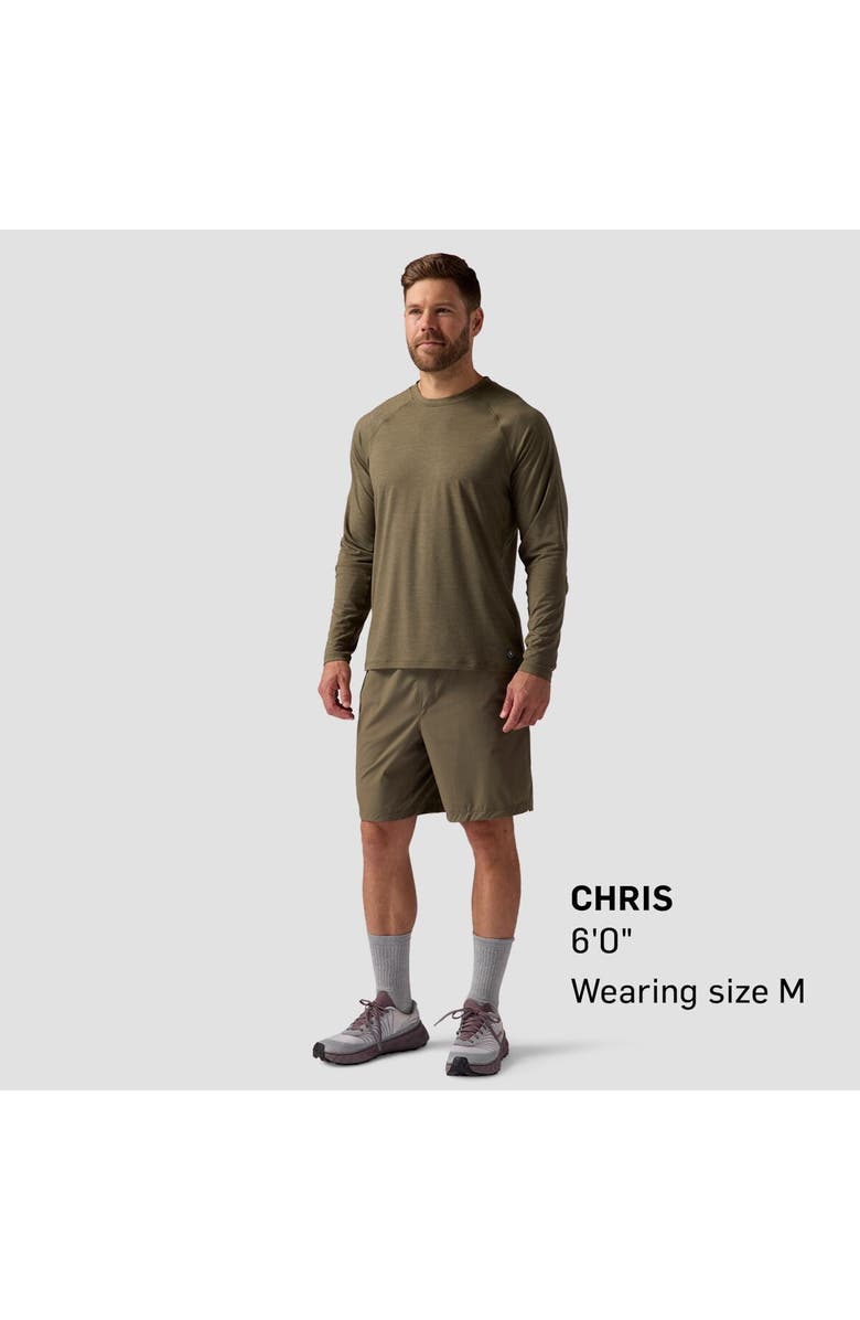 Backcountry Destination Long-Sleeve Crew Top - Men
s, Alternate, color, Kalamata