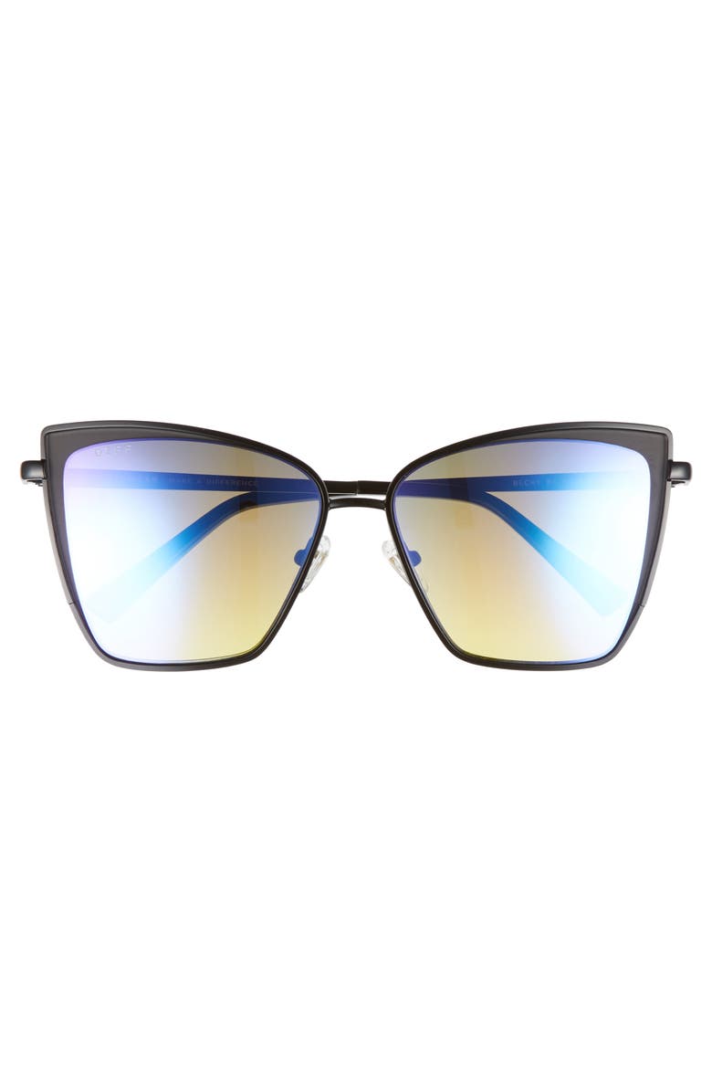 DIFF Becky 58mm Sunglasses, Alternate, color, 