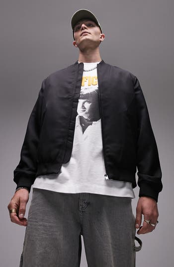 TOPMAN TOPMAN ICON BOMBER JACKET