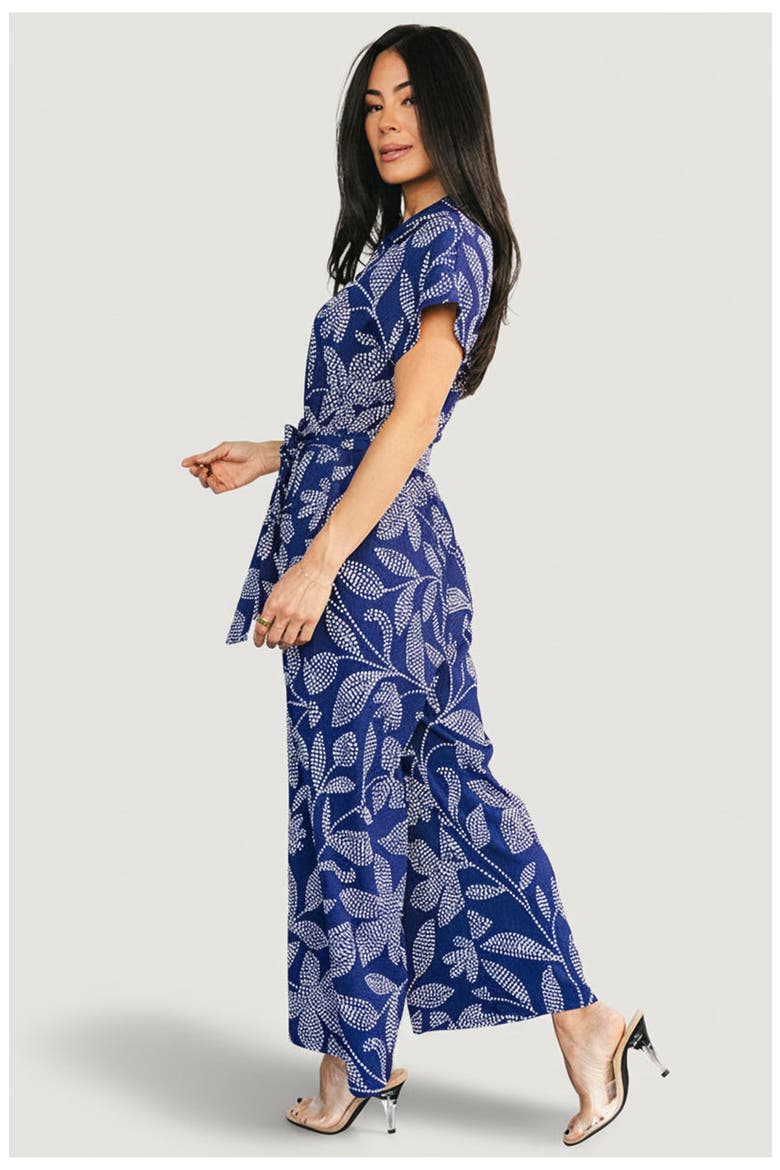 Costa Jumpsuit, Alternate, color, Blue Print