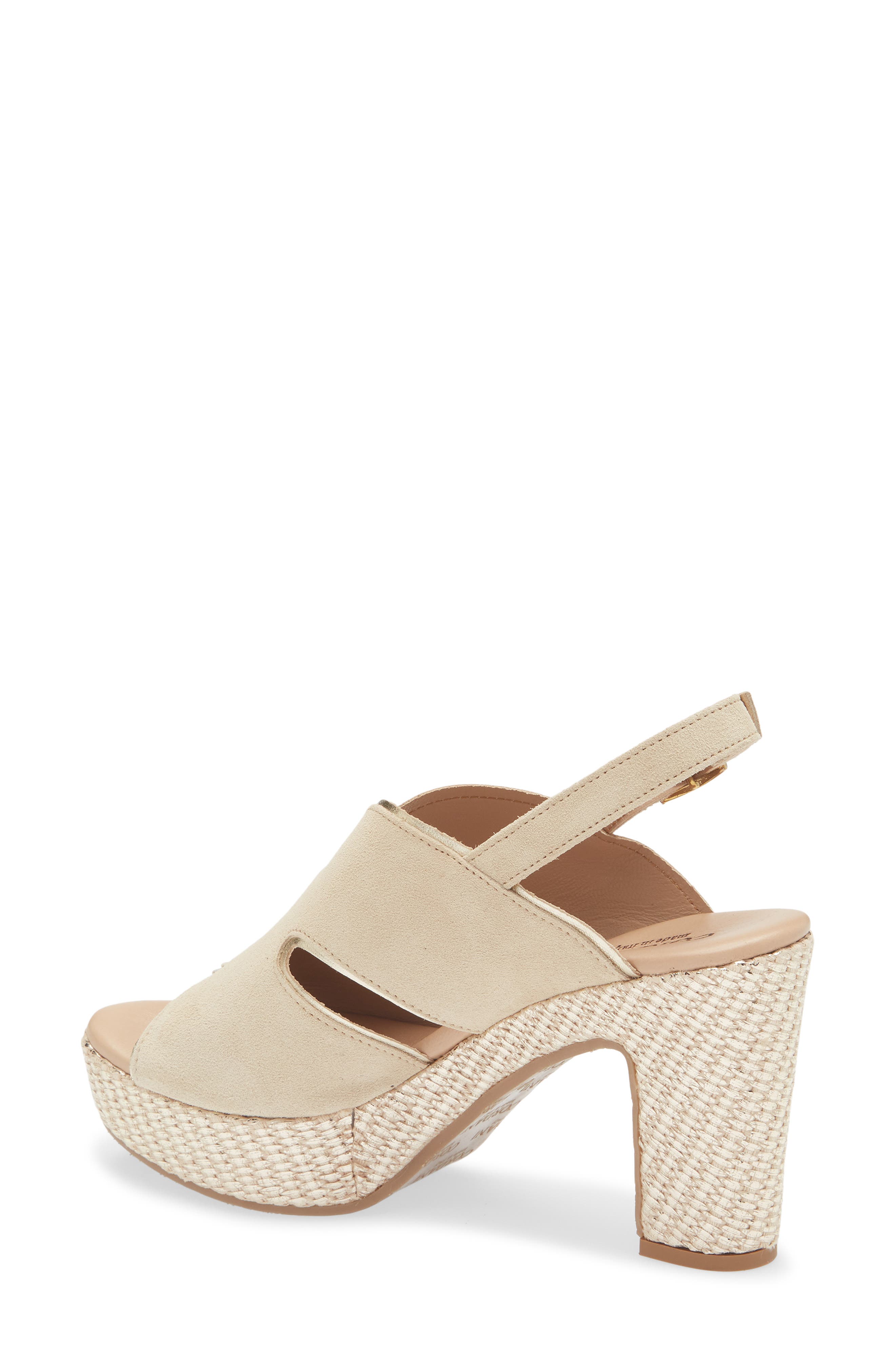 Cordani Toni Lamina Slingback Sandal, Alternate, color, Visone-Platino
