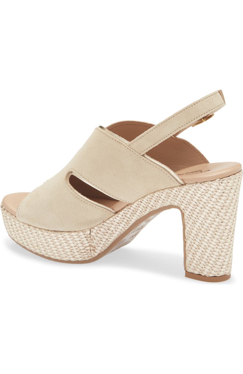 Cordani Toni Lamina Slingback Sandal, Alternate, color, Visone-Platino