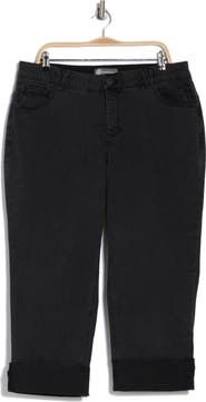 Democracy High Waist Cuffed Boyfriend Jeans