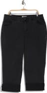 Democracy High Waist Cuffed Boyfriend Jeans