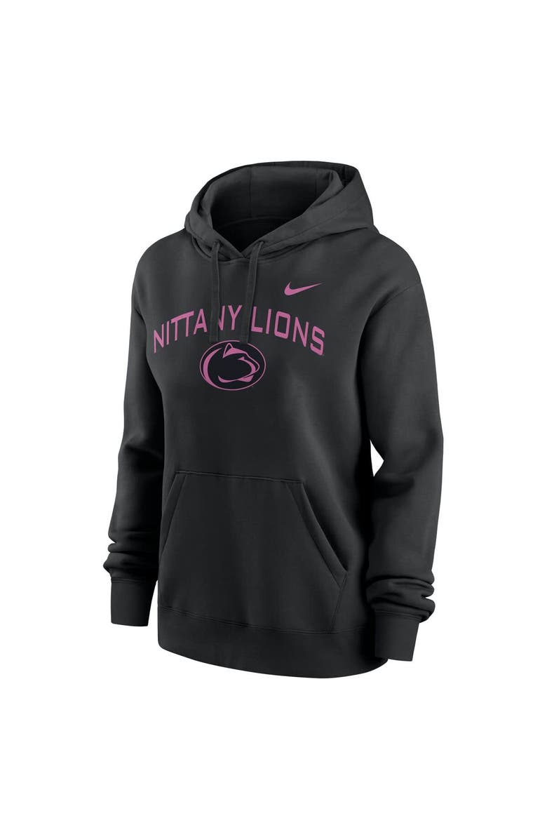Nike Women's Nike Black Penn State Nittany Lions Throwback Club Fleece Pullover Hoodie, Alternate, color, Black