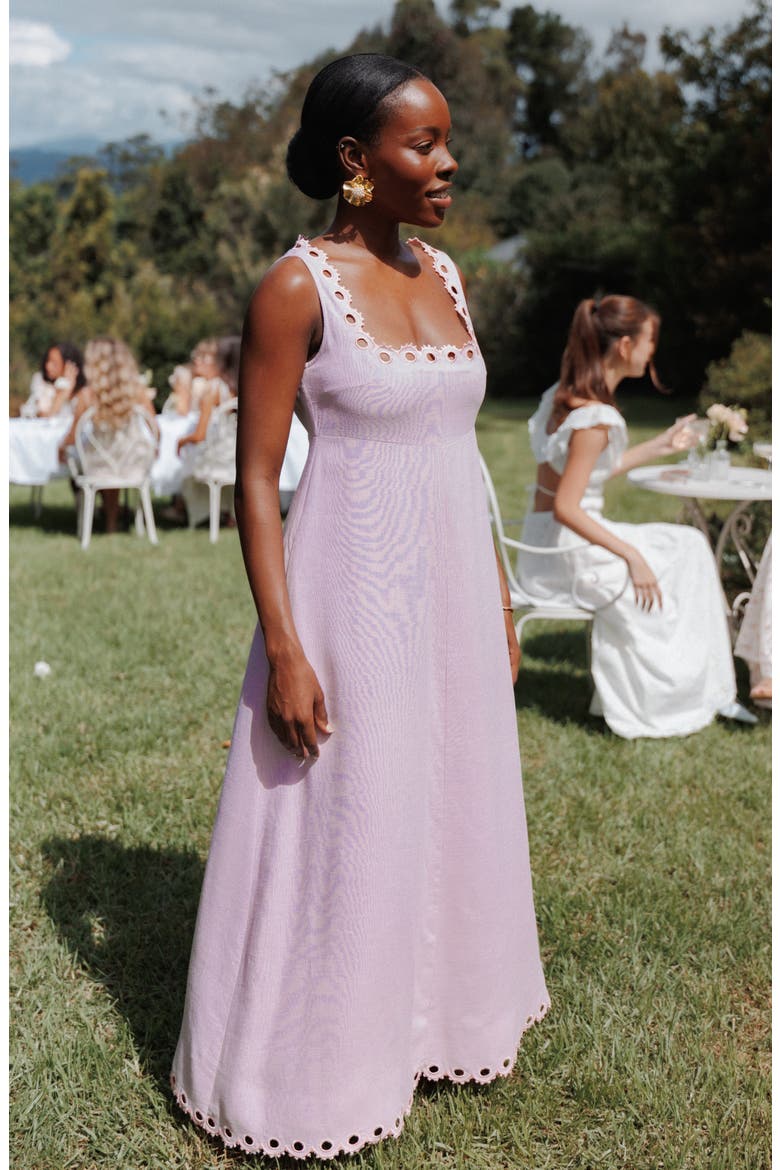 Jetta Midi Dress, Alternate, color, LAVENDER