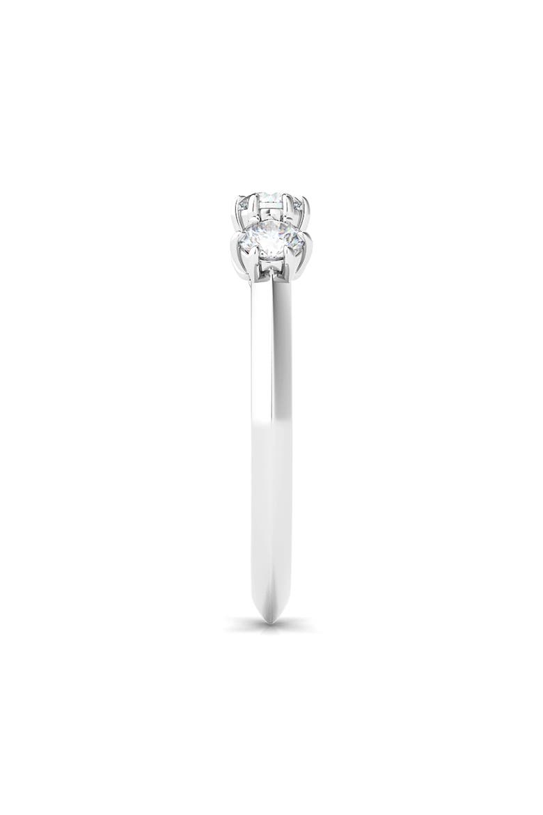 Kismet Lab Created Three Diamond 14K Gold Band, Alternate, color, WHITE GOLD