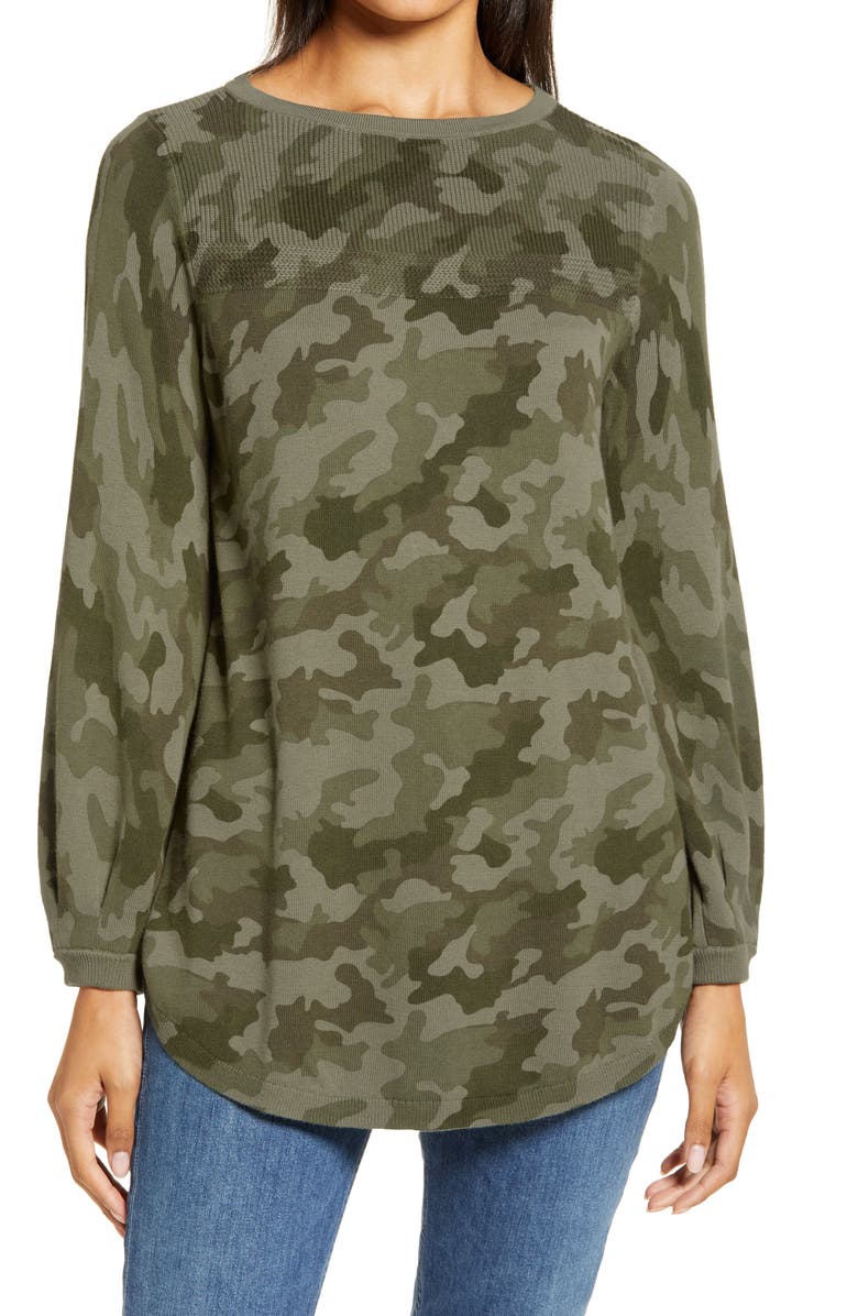 Caslon<sup>®</sup> Bishop Sleeve Sweater, Main, color,